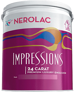 Nerolac Impressions 24 Carat for Interior Painting : ColourDrive